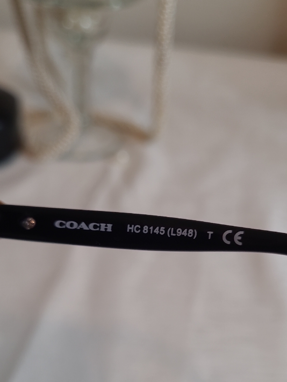 Coach Women's Black Frame Sunglasses with Gradient  Lenses - Picture 5 of 7